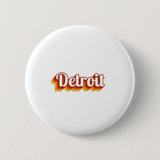 Badge Rond 5 Cm Détroit vintage (Devant)
