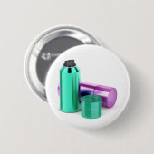 Badge Rond 5 Cm Deux boîtes de jet d'aérosol (Devant & derrière)