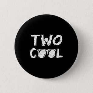 Badge Rond 5 Cm Deux cadeaux cool pour le 2ème anniversaire d'un g