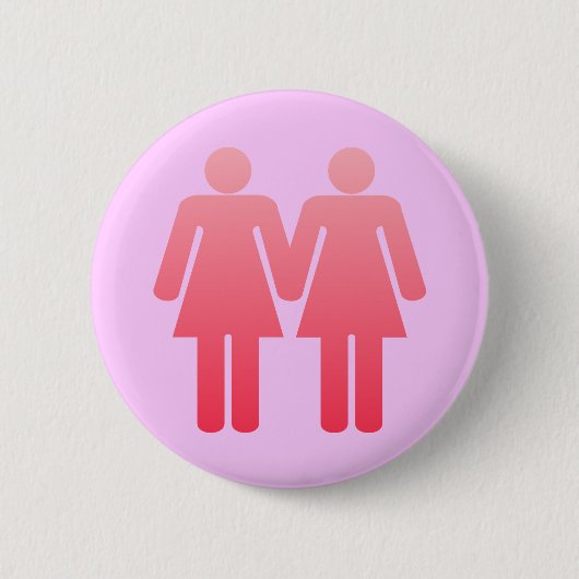 Badge Rond 5 Cm Deux dames (Devant)