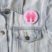 Badge Rond 5 Cm Deux dames (En situation)