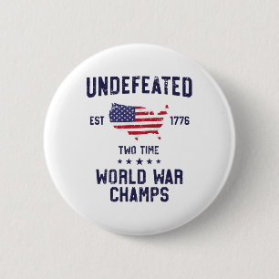 Badge Rond 5 Cm Deux fois la guerre mondiale, indéfectible Champs 