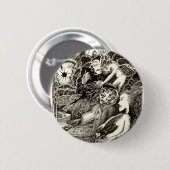 Badge Rond 5 Cm Deux mondes (Devant & derrière)