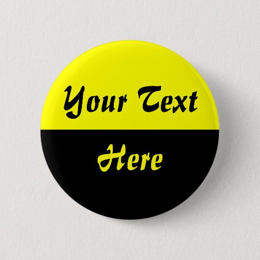 Badge Rond 5 Cm Deux tons - 01 - Jaune (Devant)