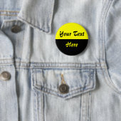 Badge Rond 5 Cm Deux tons - 01 - Jaune (En situation)
