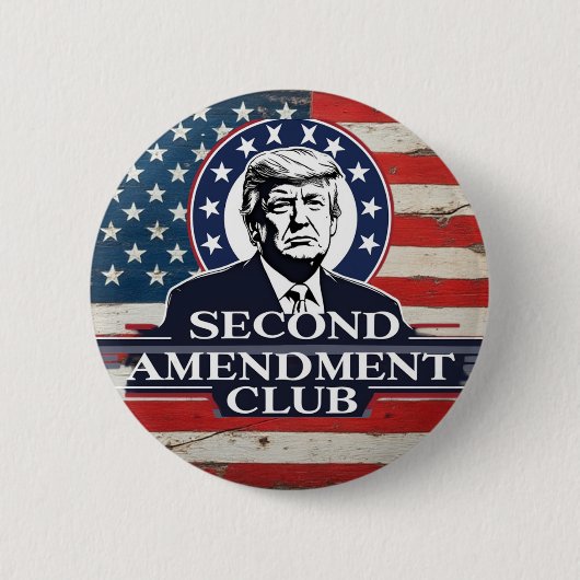 Badge Rond 5 Cm Deuxième amendement de Trump (Devant)
