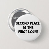 Badge Rond 5 Cm Deuxième endroit (Devant & derrière)