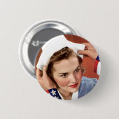 Badge Rond 5 Cm Devenez Infirmière (Devant & derrière)