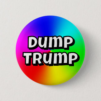 Badge Rond 5 Cm Déverser Trump