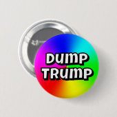 Badge Rond 5 Cm Déverser Trump (Devant & derrière)