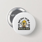 Badge Rond 5 Cm Deviled Egg Thanksgiving Eggs For Men Women Funny (Devant & derrière)