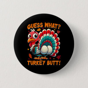 Badge Rond 5 Cm Devinez Ce Que La Turquie Mais Drôle Hommes D'Acti