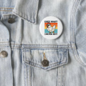 Badge Rond 5 Cm Devinez quoi cul de poulet _23  (En situation)
