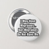 Badge Rond 5 Cm Devis de migraine (Devant & derrière)