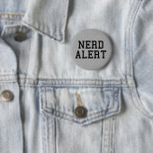 Badge Rond 5 Cm Devis drôle d'alerte nerd (En situation)