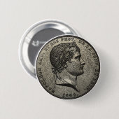 Badge Rond 5 Cm Devise de napoléon (Devant & derrière)