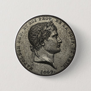 Badge Rond 5 Cm Devise de napoléon