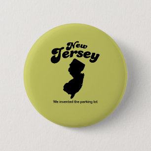 Badge Rond 5 Cm Devise de New Jersey - nous avons inventé le