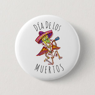 Badge Rond 5 Cm Día de los muertos