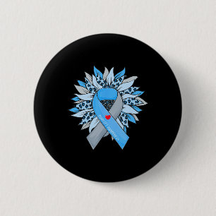 Badge Rond 5 Cm Diabète Tournesol Type T1d T2d Diabète diabétique