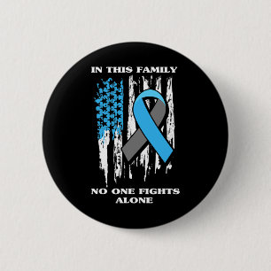 Badge Rond 5 Cm Diabetic type 1 T1D Diabète Aware USA Flag Gi