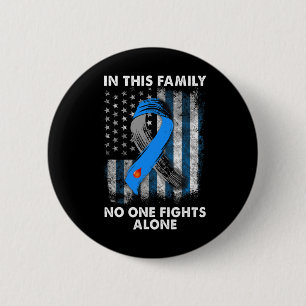 Badge Rond 5 Cm Diabetic type 1 T1D Diabète Aware USA Flag Gi