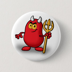 Badge Rond 5 Cm Diable