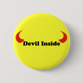 Badge Rond 5 Cm diable à l'intérieur (Devant)