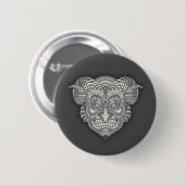 Badge Rond 5 Cm Diable dans les détails (Devant & derrière)