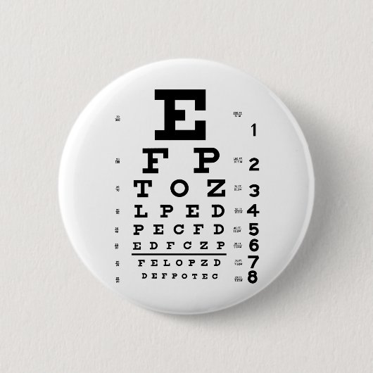 Badge Rond 5 Cm Diagramme d'oeil (Devant)