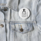 Badge Rond 5 Cm Diagramme d'oeil (En situation)