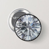 Badge Rond 5 Cm Diamant (Devant & derrière)