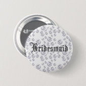 Badge Rond 5 Cm Diamants (Devant & derrière)