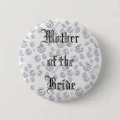 Badge Rond 5 Cm Diamants (Devant)