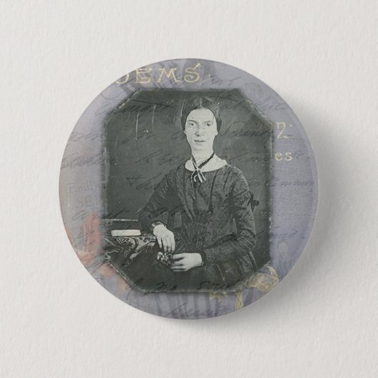 Badge Rond 5 Cm Dickinson s'est remélangé (Devant)