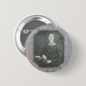 Badge Rond 5 Cm Dickinson s'est remélangé (Devant & derrière)
