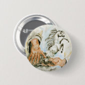 Badge Rond 5 Cm Dieu a créé 104 (Devant & derrière)