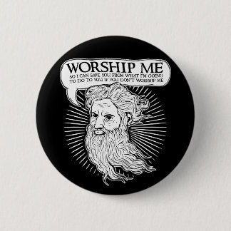 Badge Rond 5 Cm Dieu : Adorez-moi ainsi je peux vous sauver de moi