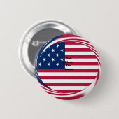 Badge Rond 5 Cm Dieu bénisse notre maison (Devant & derrière)