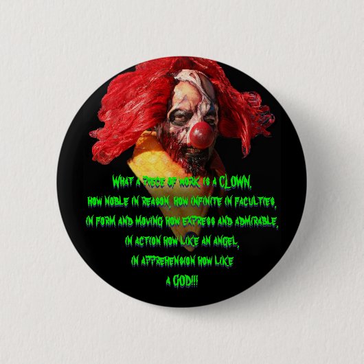 Badge Rond 5 Cm Dieu de ROTZO ! Bouton (Devant)