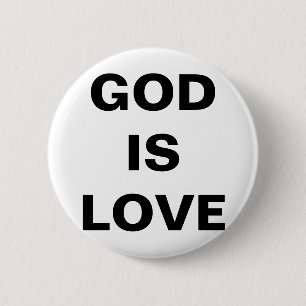 Badge Rond 5 Cm Dieu est amour