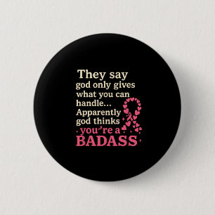 Badge Rond 5 Cm Dieu Ne Donne Que Ce Que Vous Pouvez Manipuler Fun