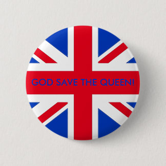 BADGE ROND 5 CM DIEU SAUVE LA REINE !