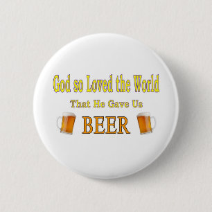 Badge Rond 5 Cm Dieu si aimé le monde