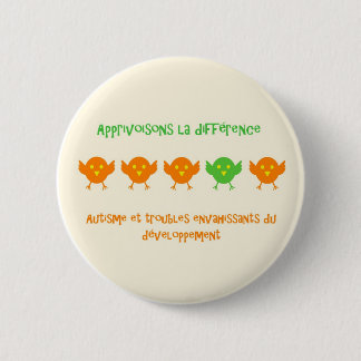 Badge Rond 5 Cm Différence rond2 - macaron de La d'Apprivoisons