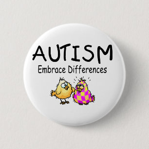 Badge Rond 5 Cm Différences d'étreinte (PY)