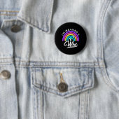 Badge Rond 5 Cm Difficile d'alerte et de conception de sensibilisa (En situation)