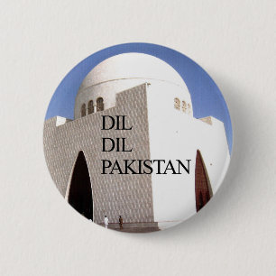 Badge Rond 5 Cm Dil Dil Pakistan Hakuna Matata
