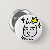 Badge Rond 5 Cm Dim Sum (Devant & derrière)