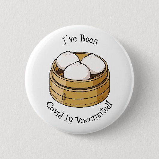Badge Rond 5 Cm Dim sum dessin animé (Devant)